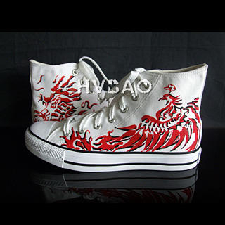 'Dragon and Phoenix' High-Top Sneakers 'Dragon and Phoenix' High-Top Sneakers
