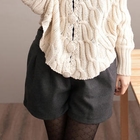 CatWorld - Buttoned-Yoke Pleated Culottes