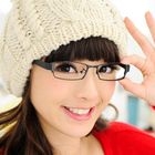 59 Seconds - Steel Half Plastic-Temple Glasses (Non-Prescription Lens Included)