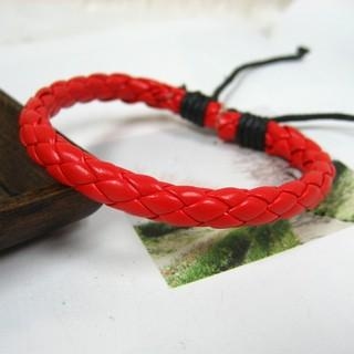 Faux-Leather Braided Bands