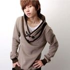 SeventyAge - Contrast Trim Knit Top
