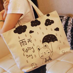 Bags 'n Sacks - Rabbit Print Canvas Tote Bags 'n Sacks - Rabbit Print Canvas Tote