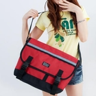 Miss Sweety - Contrast-Trim Messenger Bag