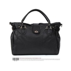 REDOPIN - Faux-Leather Twist-Lock Satchel