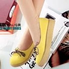 Grace Candy - Lace-Up Platform Flats