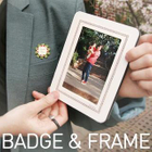 iswas - Set: Photo Frame + Brooch