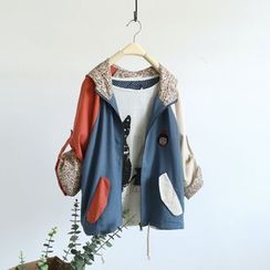 Ranche - Colour Block Hooded Jacket Ranche - Colour Block Hooded Jacket