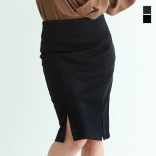 Slit Accent Pencil Skirt Slit Accent Pencil Skirt