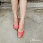 Ni-kiyo - Peep-Toe Slingback Wedges