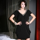 Nabi - V-Neck Short-Sleeve Dress