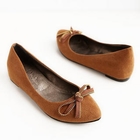 Smoothie - Zip-Trim Bow-Accent Flats