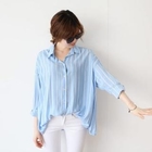 Elli's Cabinet - Drop-Shoulder Pinstripe Shirt