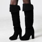 FOXCiTY - Faux-Suede Over-The-Knee Boots