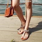 Ando Store - Embellished Thong Sandals