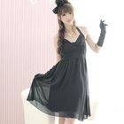 59 Seconds - Wrap-Front Chiffon Halter Dress