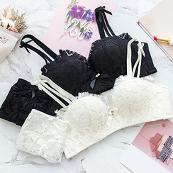 Saacheer - Set: Lace Bra + Panties Saacheer - Set: Lace Bra + Panties