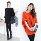 Celli Girl - Boat-Neck 3/4-Sleeve Knit Top