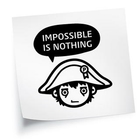 iswas - Wall Sticker - 'IMPOSSIBLE IS NOTHING'
