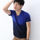 MR.PARK - Gradient V-Neck T-Shirt