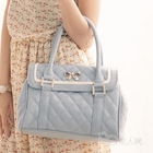 PG Beauty - Scalloped-Trim Quilted Satchel