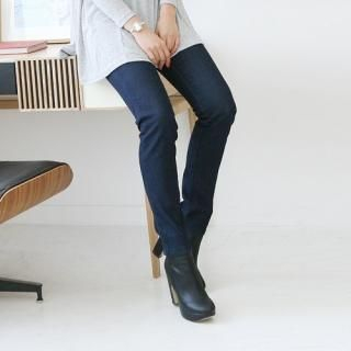 Banded Waist Skinny Jeans
