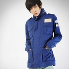 deepstyle - Applique Zipup Parka