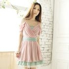 Tokyo Fashion - Sleeveless Layered Wrap-Front Dress