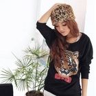 PUFFY - Tiger Print Knit Top