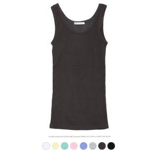 Round-Neck Sleeveless Top Round-Neck Sleeveless Top