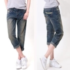 Blue Is - Cuffed Hem Cropped Jeans