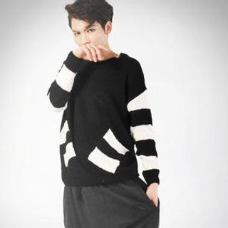 Color-Block Knit Pullover Color-Block Knit Pullover