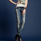 Othermix - Washed Panel Skinny Jeans