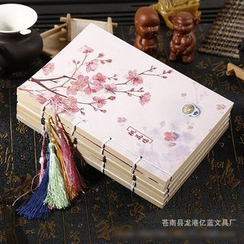 Mila Blue - Tasseled Printed Notebook (S) Mila Blue - Tasseled Printed Notebook (S)