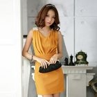 JK2 - V-Neck Beaded Sleeveless Dress