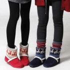 FOXCiTY - Pipe-Trim Knit Boots