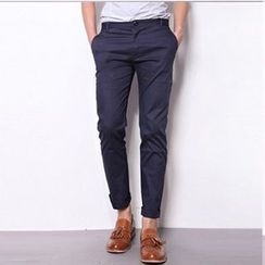 Peibo - Slim-Fit Pants Peibo - Slim-Fit Pants
