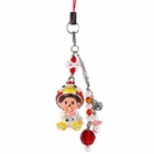 Atelier - Red Crystal Mobile Strap with Animal MCC Duck Monchhichi Atelier - Red Crystal Mobile Strap with Animal MCC Duck Monchhichi