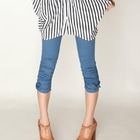 ZOO - Bow-Detail Cropped Skinny Pants