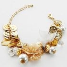 Moonbasa - Flower-Accent Beaded Bracelet