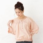 ageha@shibuya - 3/4-Sleeve Lace-Trim Top
