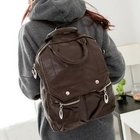 Fashion Lady - Faux-Leather Backpack