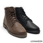 LUVMAISON - Faux-Leather High-Top Sneakers