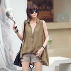 REDOPIN - Sleeveless A-Line Shirt