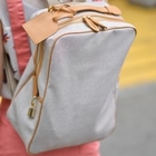 HAPPY CAT - Faux-Leather Trim Backpack