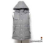 LUVMAISON - Funnel-Neck Vest with Detachable Hood