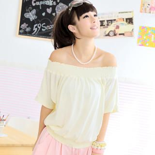 Smocked Neckline Peasant Blouse Smocked Neckline Peasant Blouse