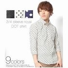 Full Life - 3/4-Sleeve Dotted Shirt