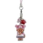 Atelier - Mobile Strap with Strawberry MCC Girl Monchhichi Atelier - Mobile Strap with Strawberry MCC Girl Monchhichi