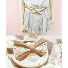 Dodostyle - Bow Accent Lace Trim Belt