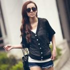 PUFFY - Sheer Knit Cardigan